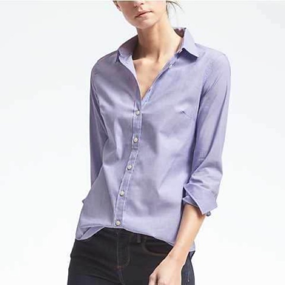 Banana Republic Riley button down Sz 4 - Picture 1 of 3